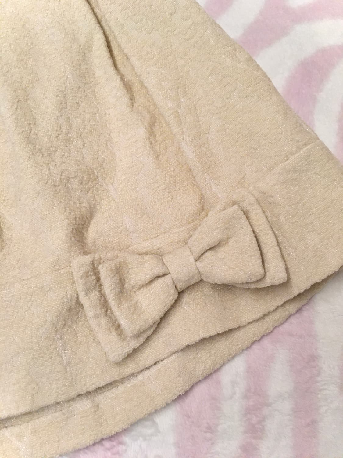 로디스포토 lodispotto 히메갸루 리본 베이지 스커트 라떼갸루 상품이미지2