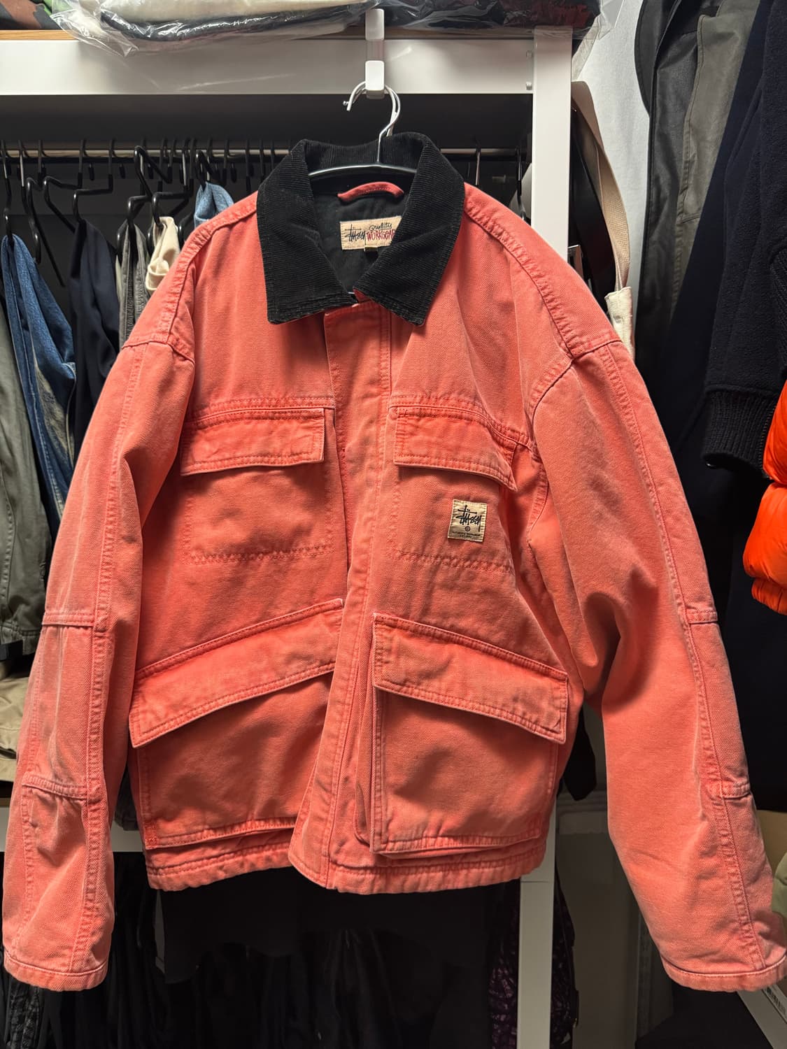 스투시 워시드 캔버스 샵 자켓 상품이미지1