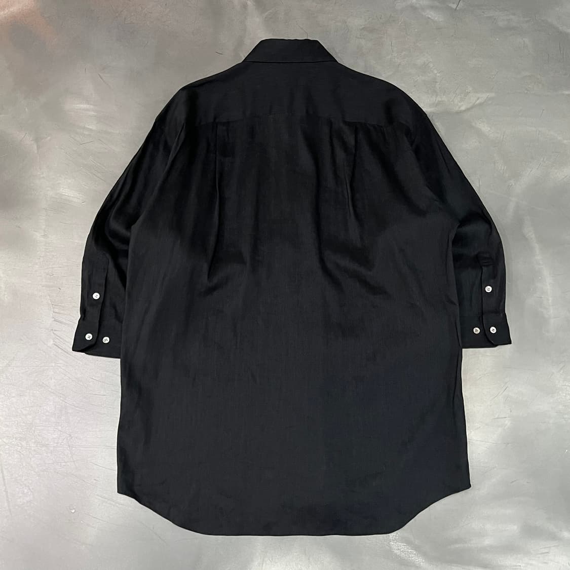  KANZISA 다크 린넨 롱 셔츠 y16184 상품이미지2