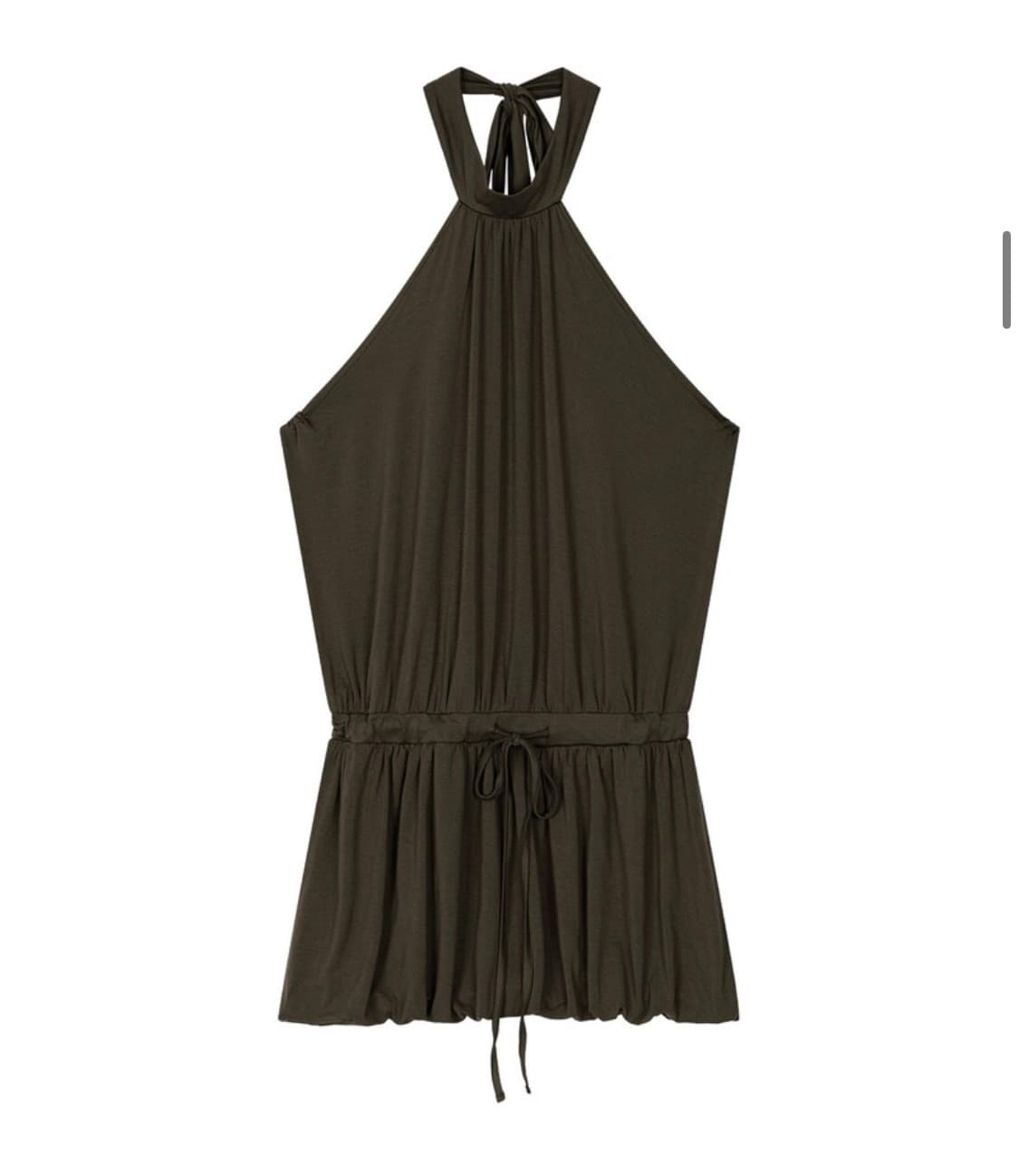더포르타 porta HALTERNECK BALLOON MINI DRESS 상품이미지4