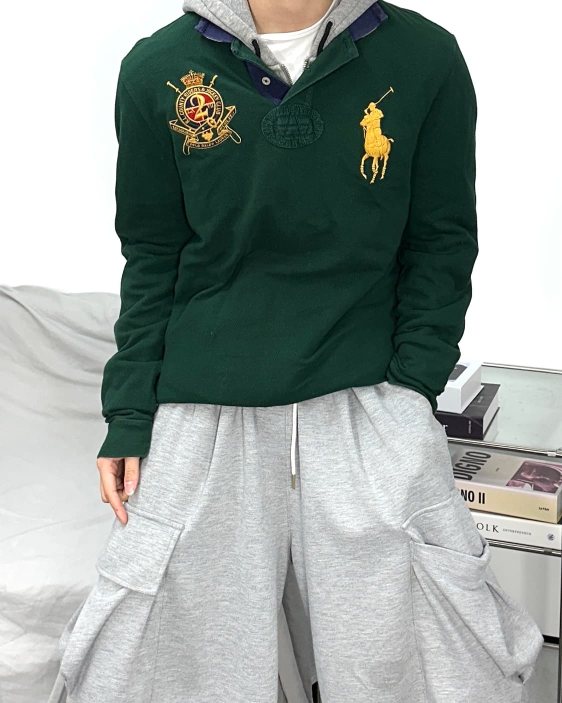 폴로 랄프로렌 그린 빅포니 럭비 pk L 상품이미지2