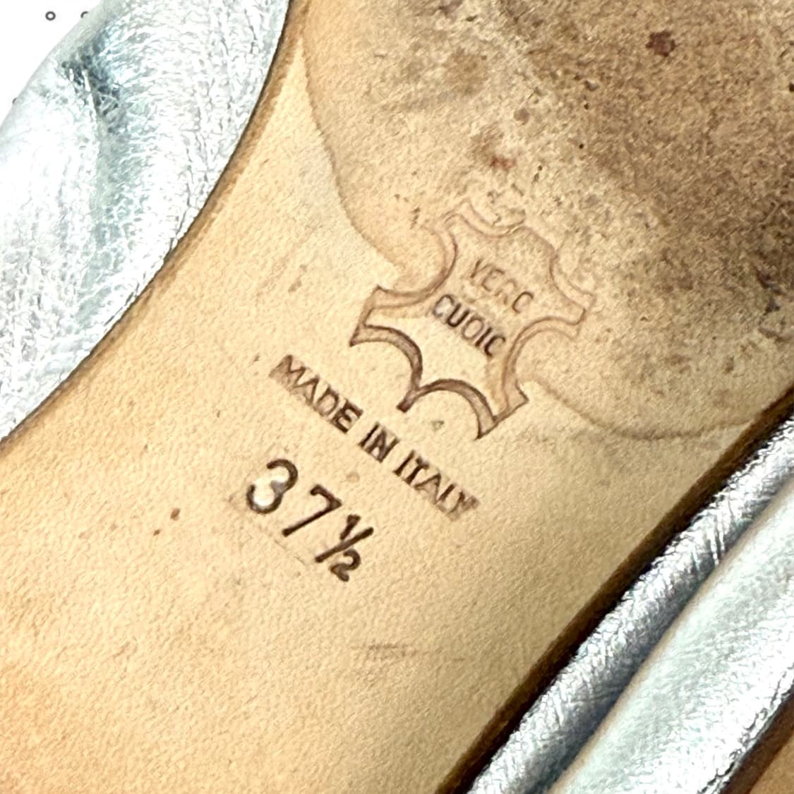 37.5 Milly 밀리 이태리 쥬얼 플랫 슈즈 실버 상품이미지6