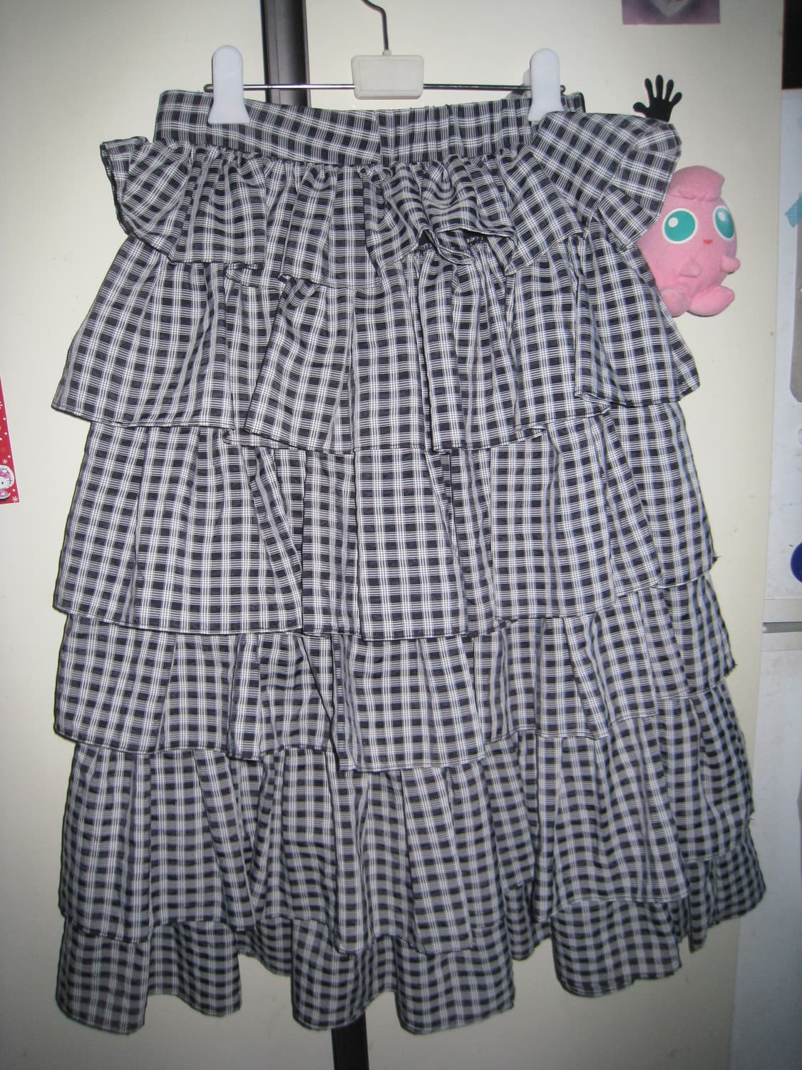 샵페어리 체크 캉캉 스커트 상품이미지1