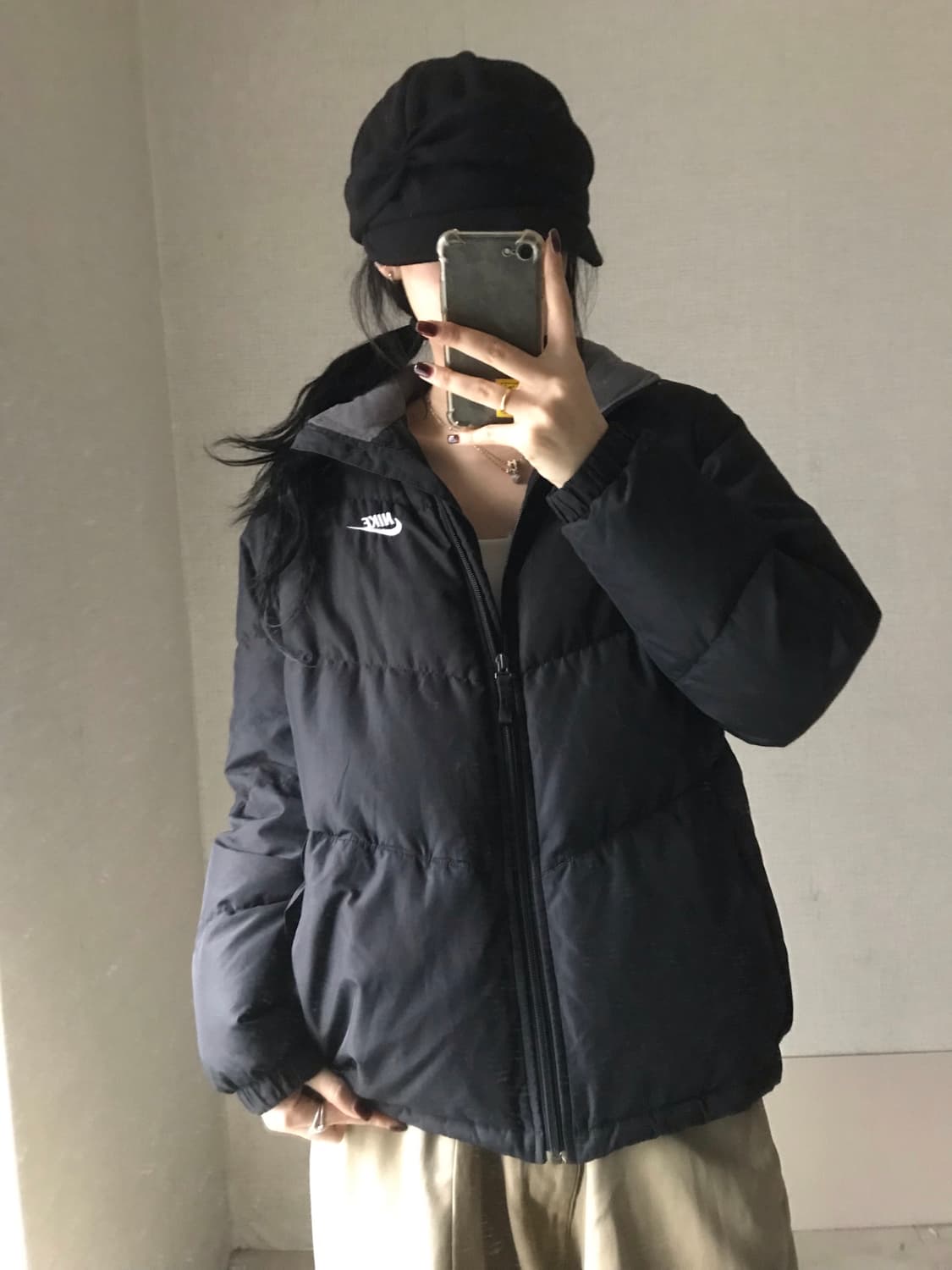 나이키 블랙 패딩 상품이미지2