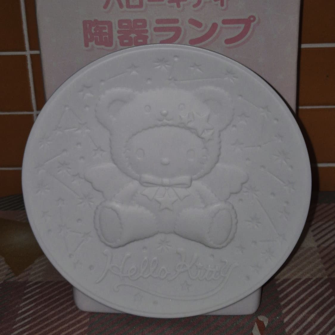 02s 레어 엔젤 테디 키티 도자기 한정 조명 상품이미지10