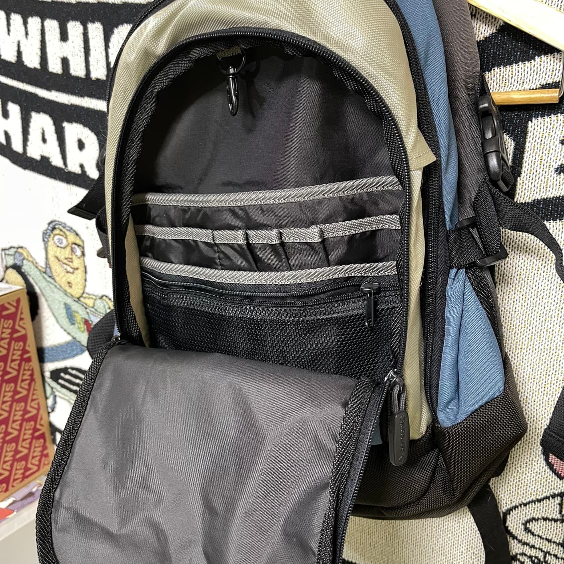 빈티지 쌤소나이트 블루 백팩 상품이미지6