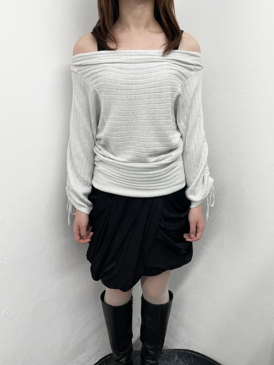 페어리 셔링 글리터 오프숄더 탑 *레어 상품이미지2