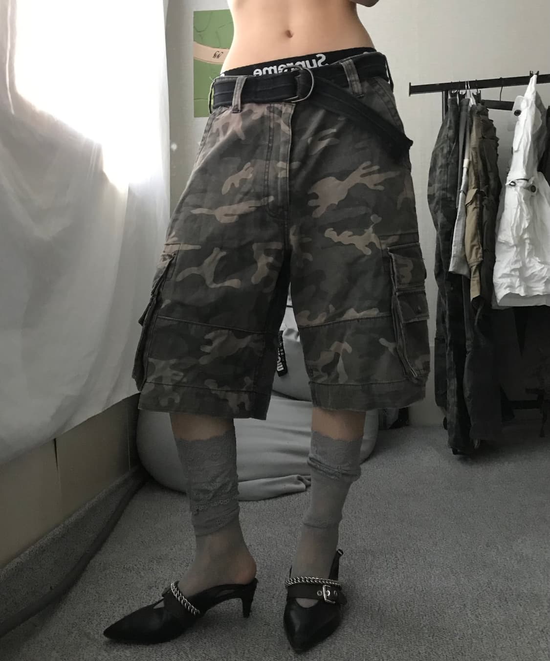 리바이스 벨티드 카모 버뮤다 팬츠 상품이미지4