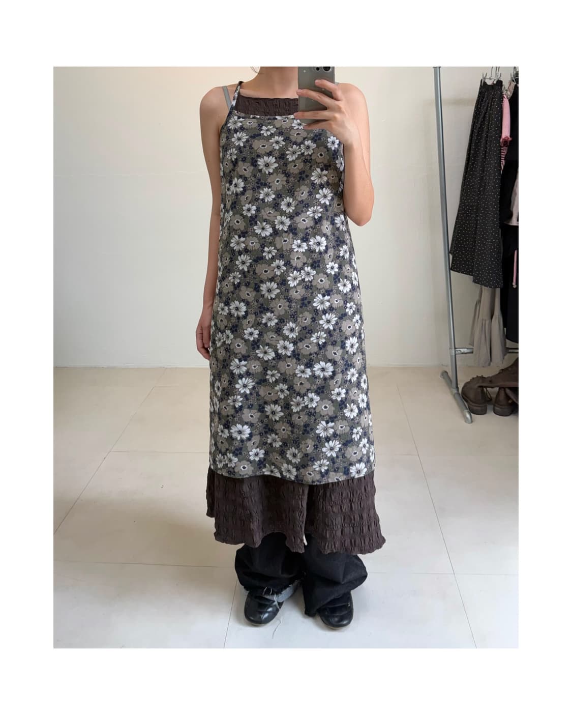 빈티지 플로럴 원피스 상품이미지1