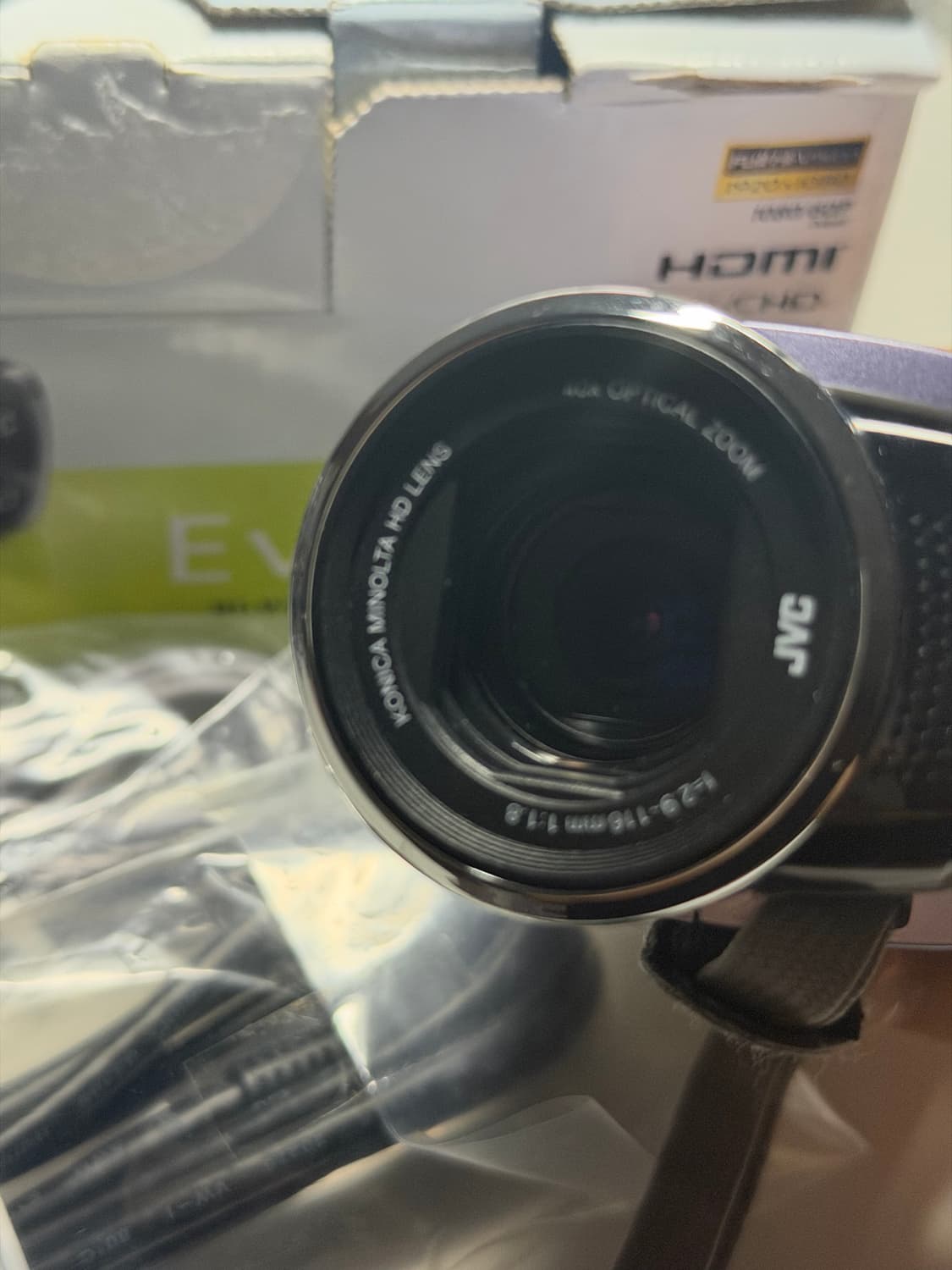 JVC GZ-HM33 연보라 캠코더 풀박 상품이미지3