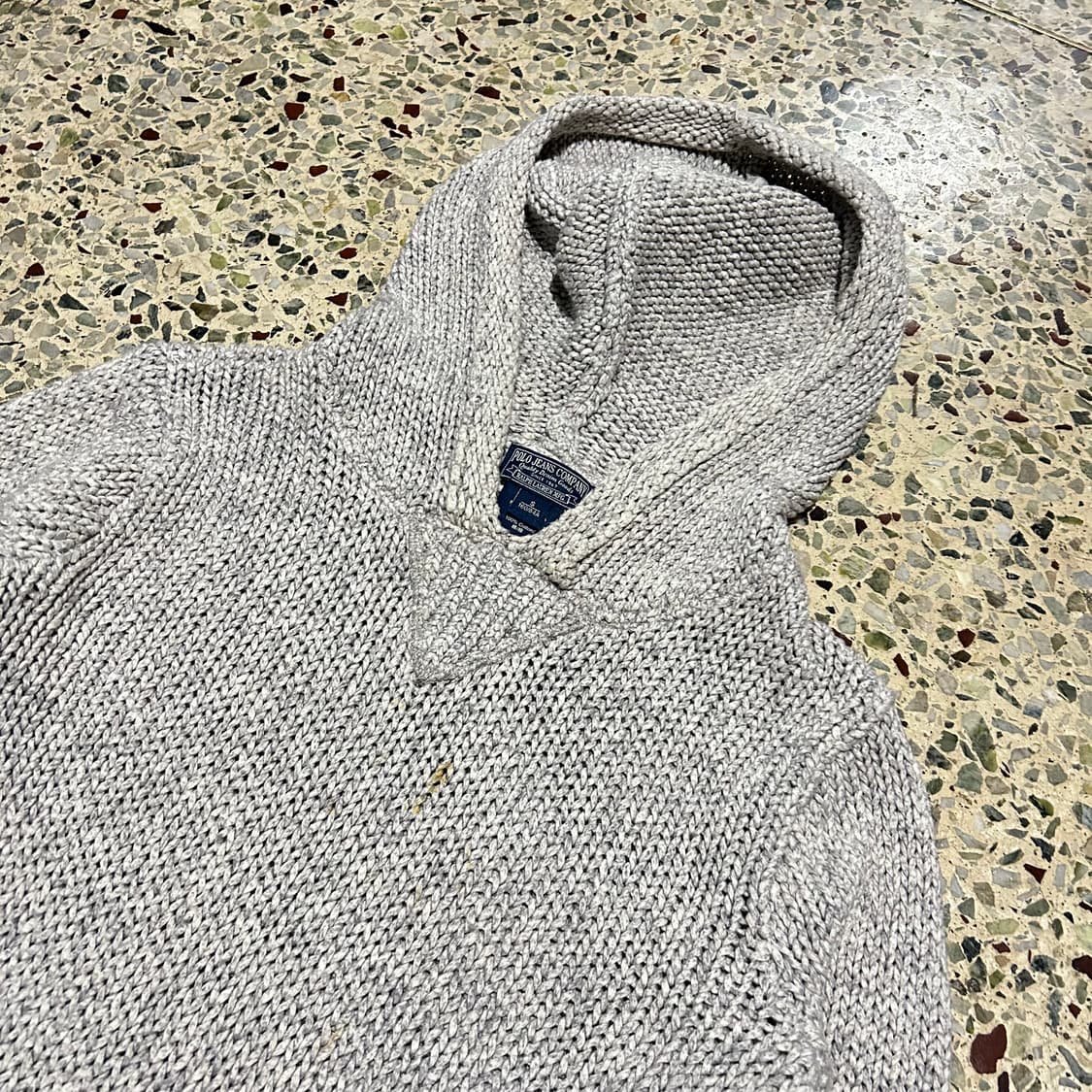 폴로 랄프로렌(POLO RalphLauren) 그레이 와플 후드티 상품이미지2