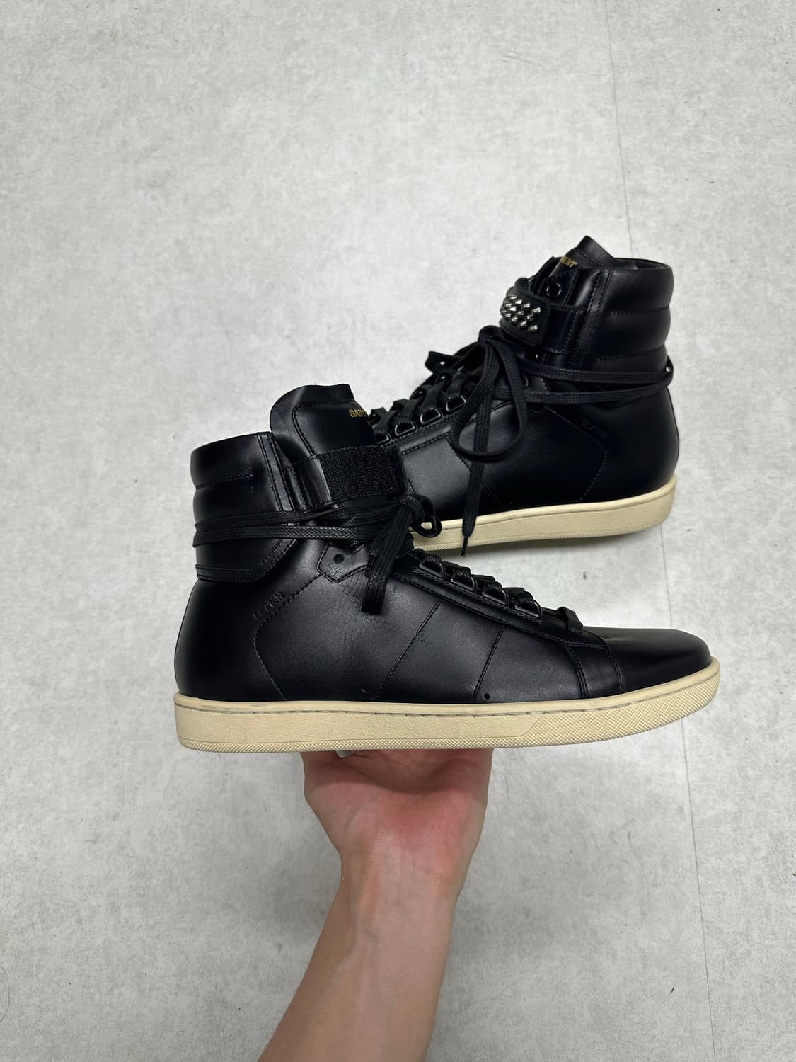 생로랑 에디 슬리먼 14fw 스터드 하이탑 상품이미지6