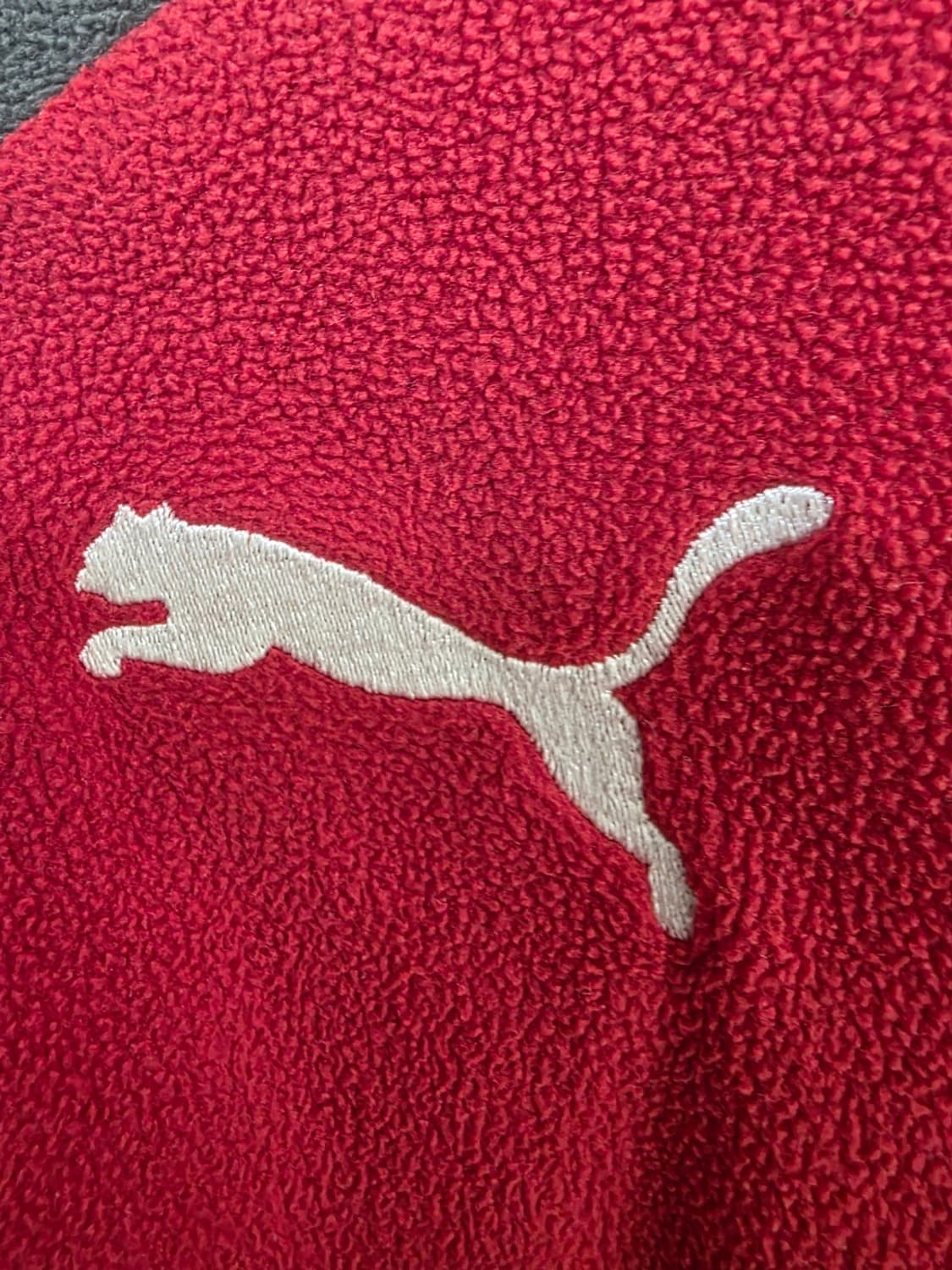 푸마 아스날 트레이닝탑 하프집업 후리스 상품이미지5