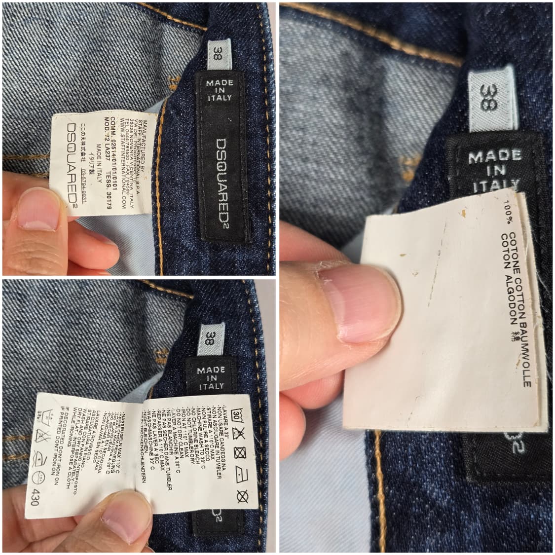 [무료배송]디스퀘어드2 여성 38 데님 팬츠 청바지 정품 상품이미지10