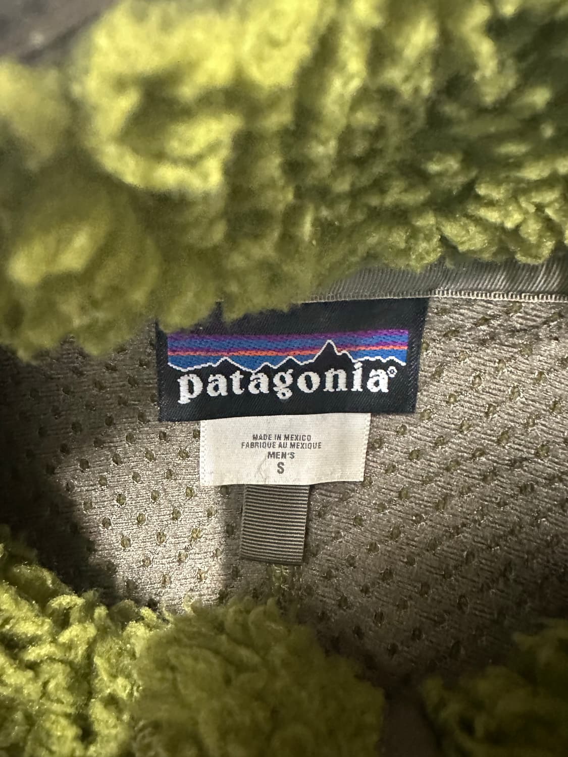 (S) 파타고니아 빈티지 딥파일 그린 상품이미지3