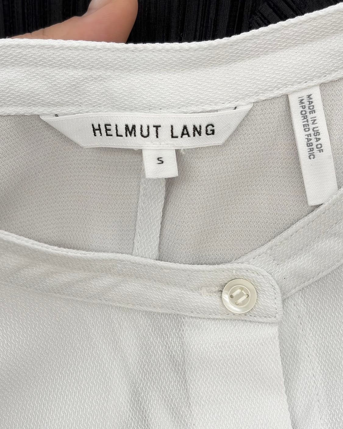 헬무트랭 화이트 레이온 드로스트링 셔츠  상품이미지7