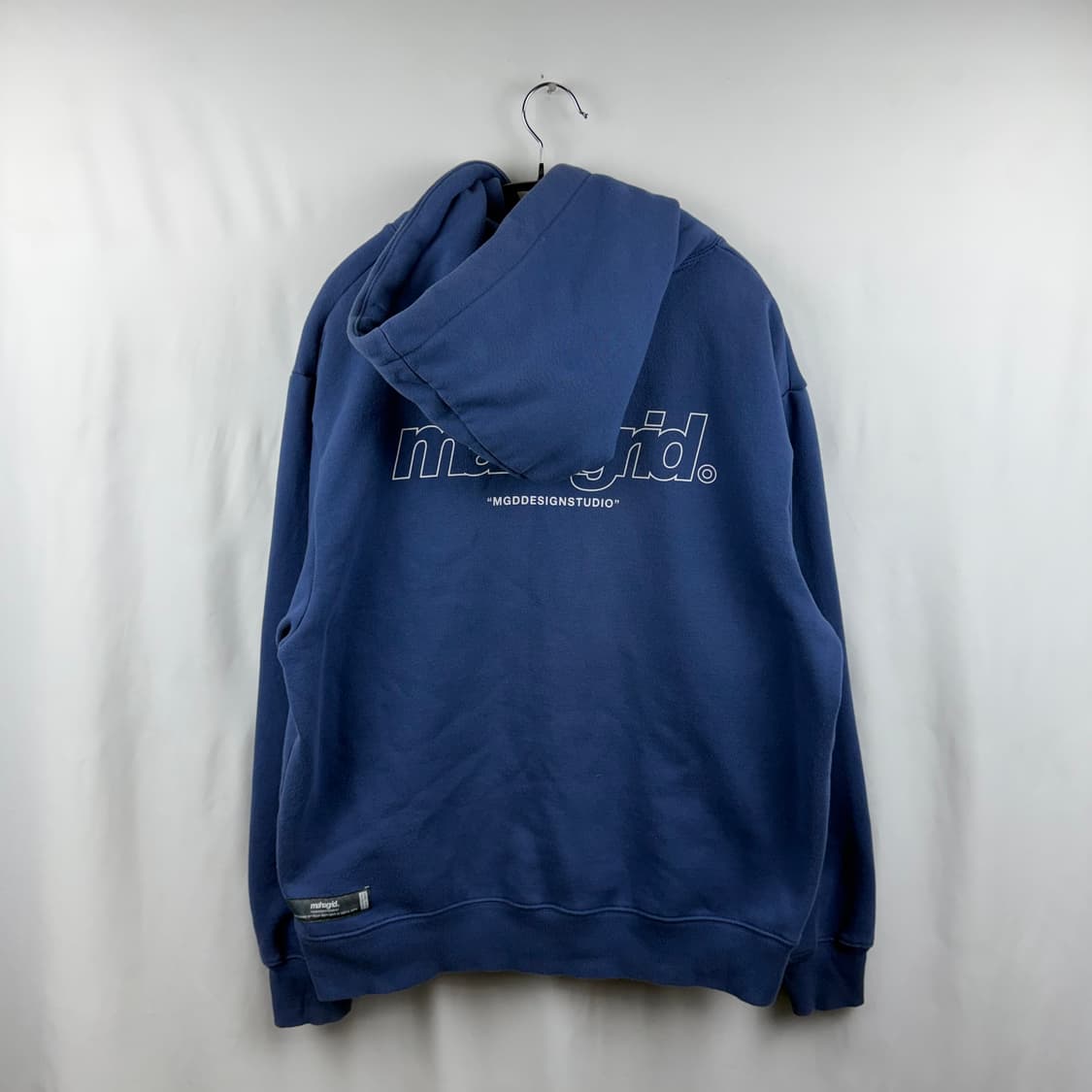 (M) 마하그리드 로고 후드 티 블루 상품이미지7