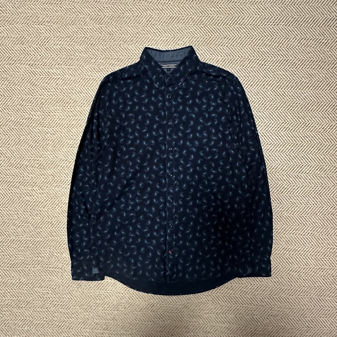 TOMMY HILFIGER paisley indigo shirt 상품이미지1