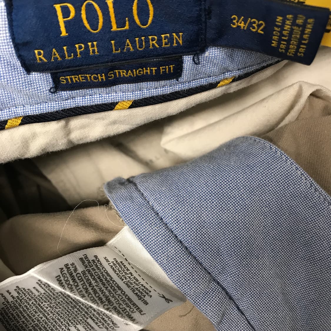 폴로 랄프로렌 QR 치노 팬츠 베이지 34/32 상품이미지6