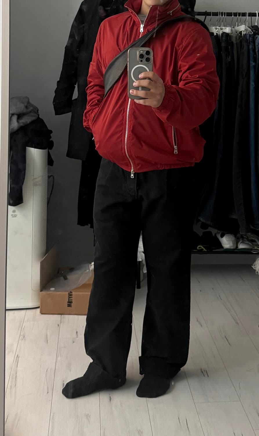 WHYTE ENTRY JACKET (RED) 상품이미지3