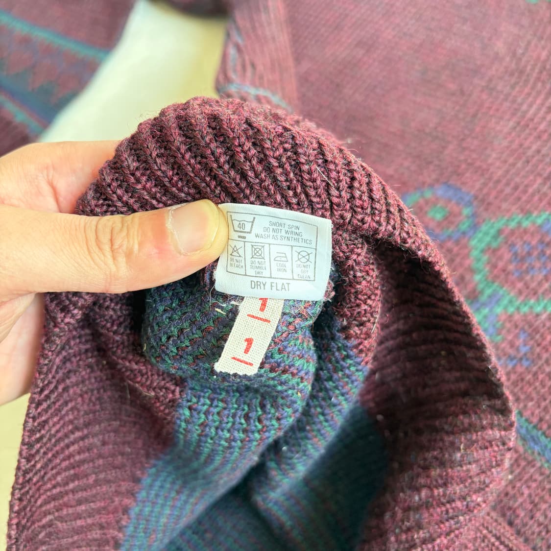 90s Peter Gribby 빈티지 스웨터 니트 M 상품이미지7