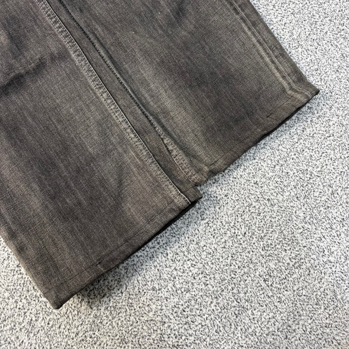 W31 리바이스502 흑청 데님 (수선) 0325J 상품이미지5