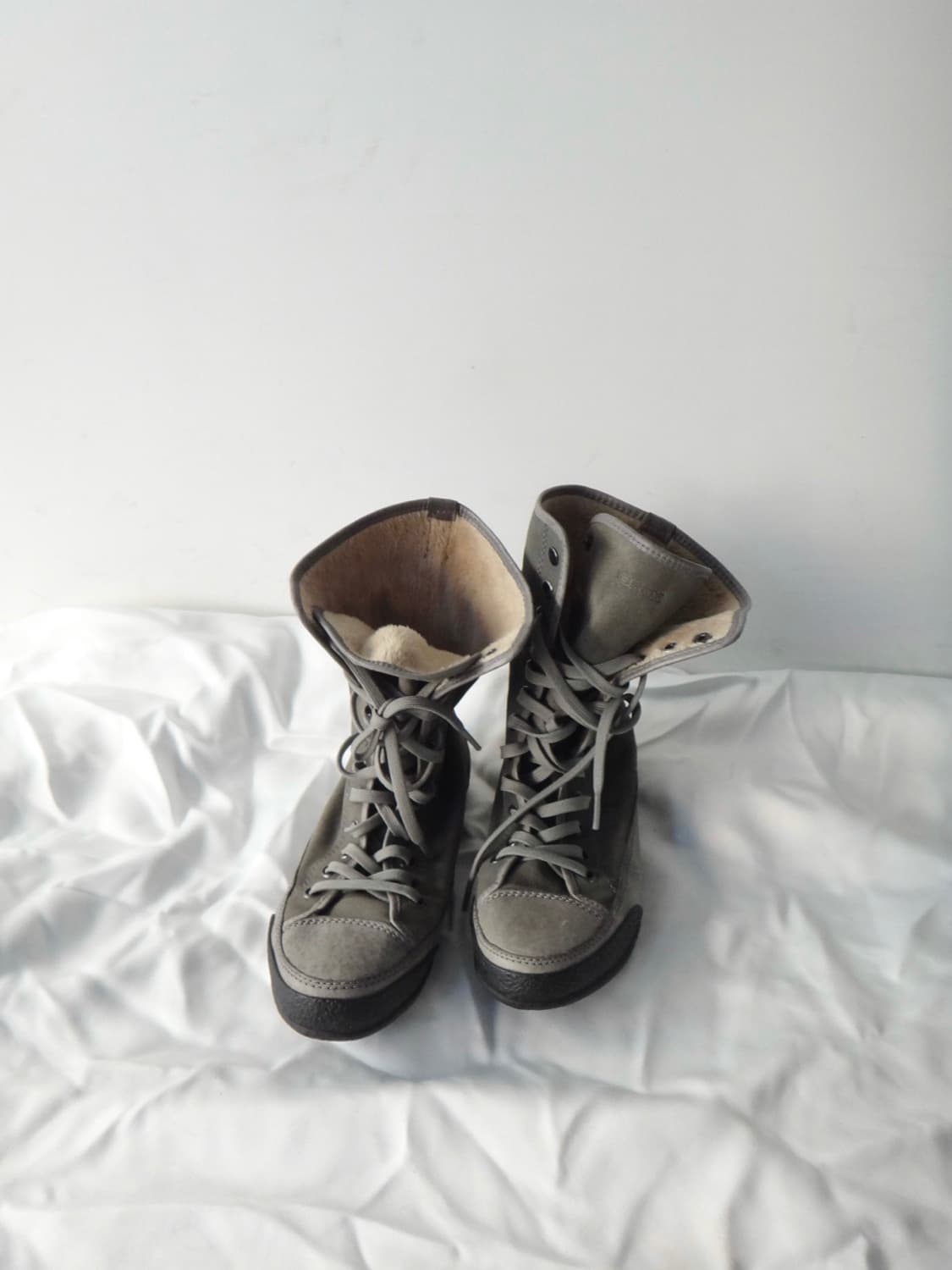 GEOX respira high top warm shoes / grey 상품이미지2