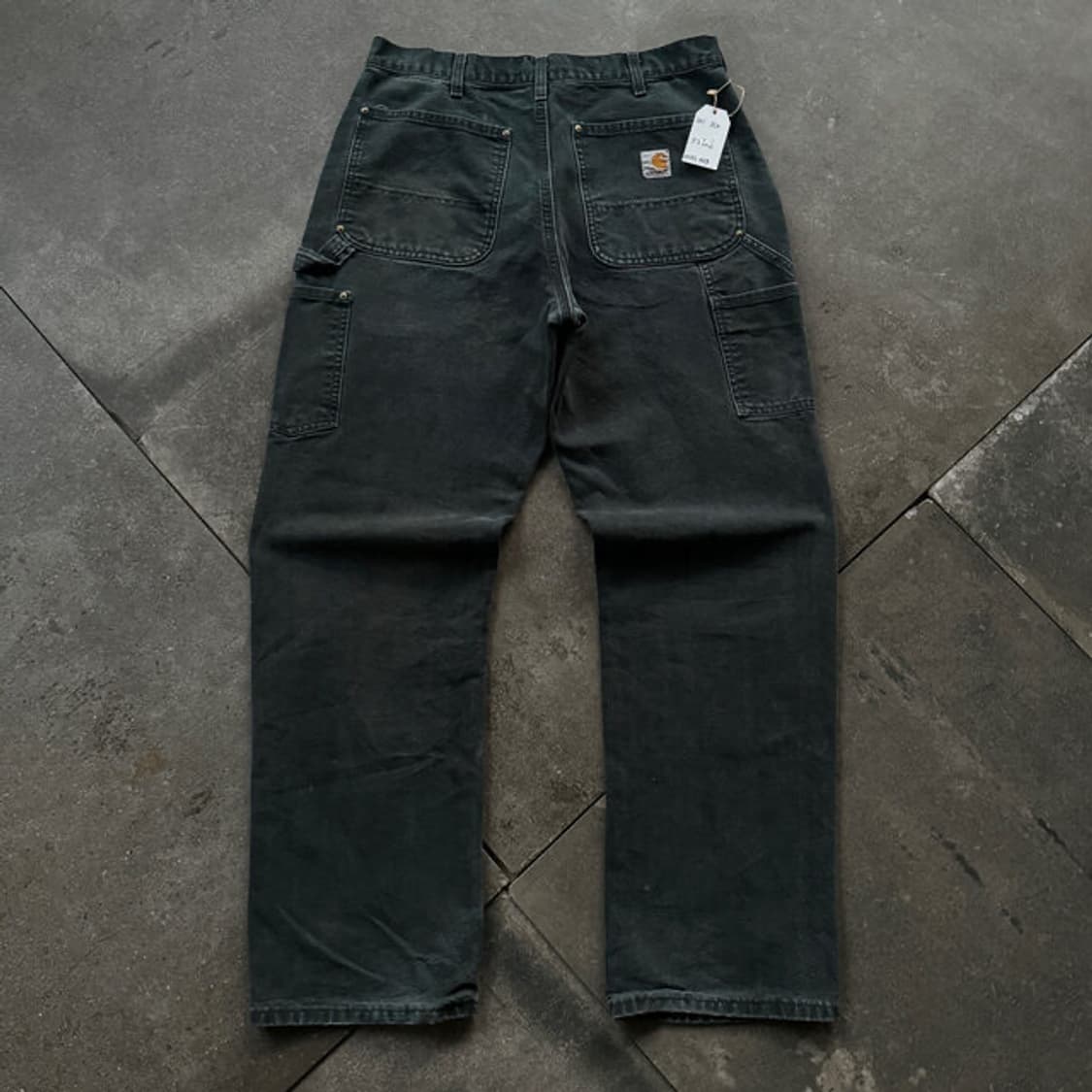 칼하트 B01 BLK 더블니 카펜터 팬츠 상품이미지2