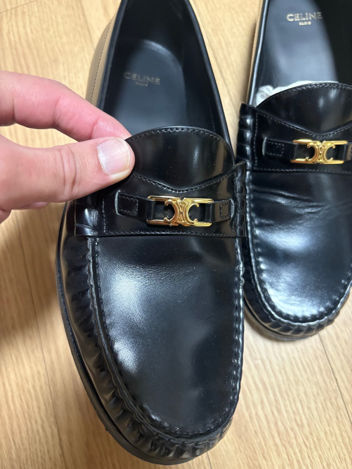 셀린 루코 트리옹프 로퍼 40 사이즈 블랙 상품이미지7