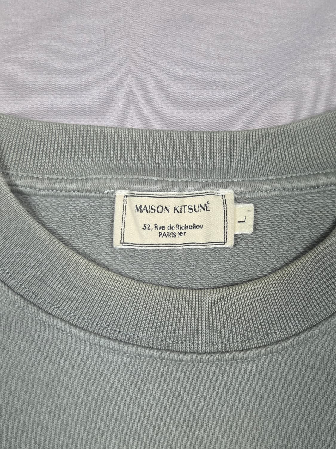 [메종키츠네] 카모 폭스 프린트 스웻셔츠 | A00152 상품이미지3