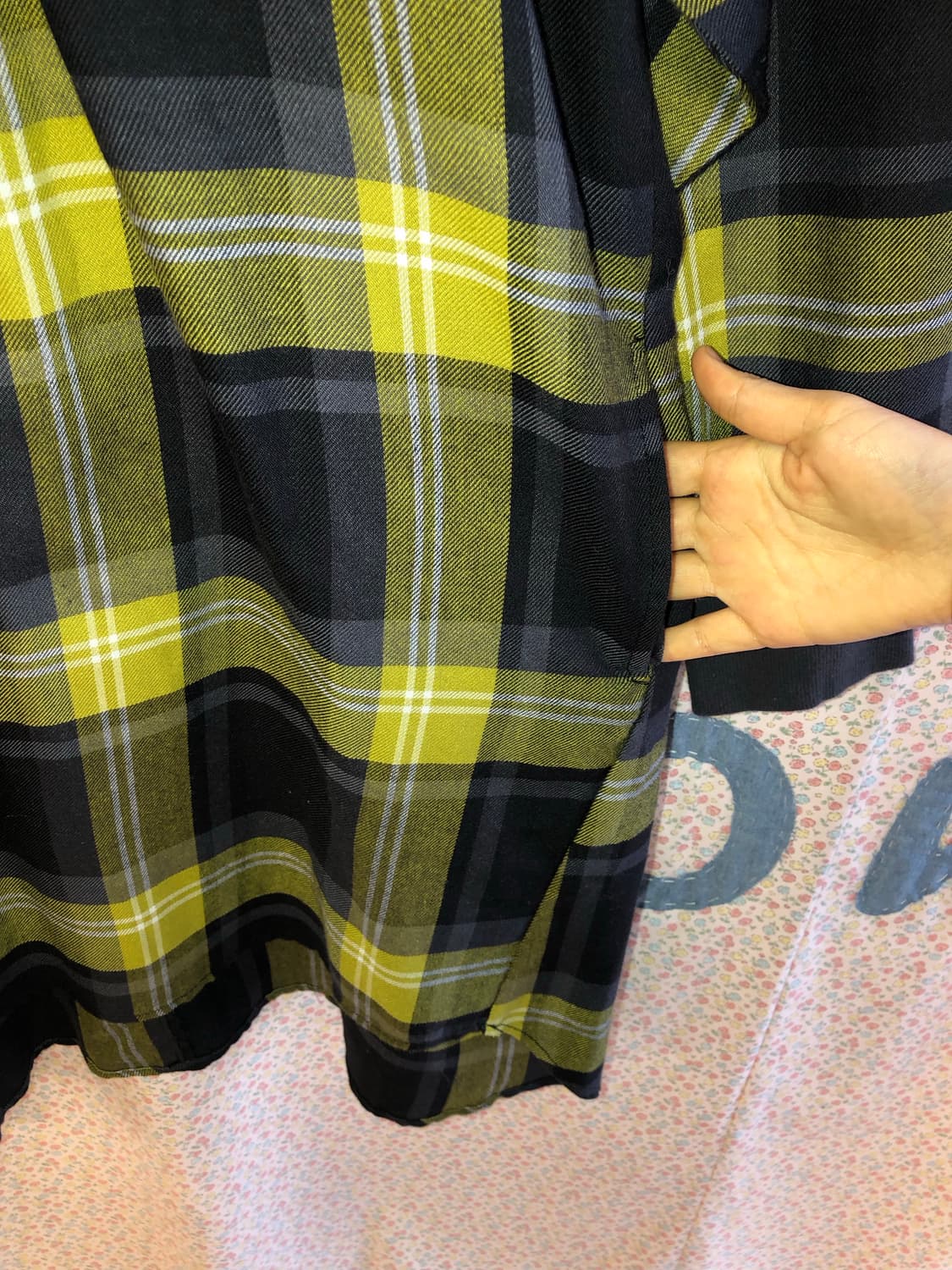 Check frill dress 상품이미지5