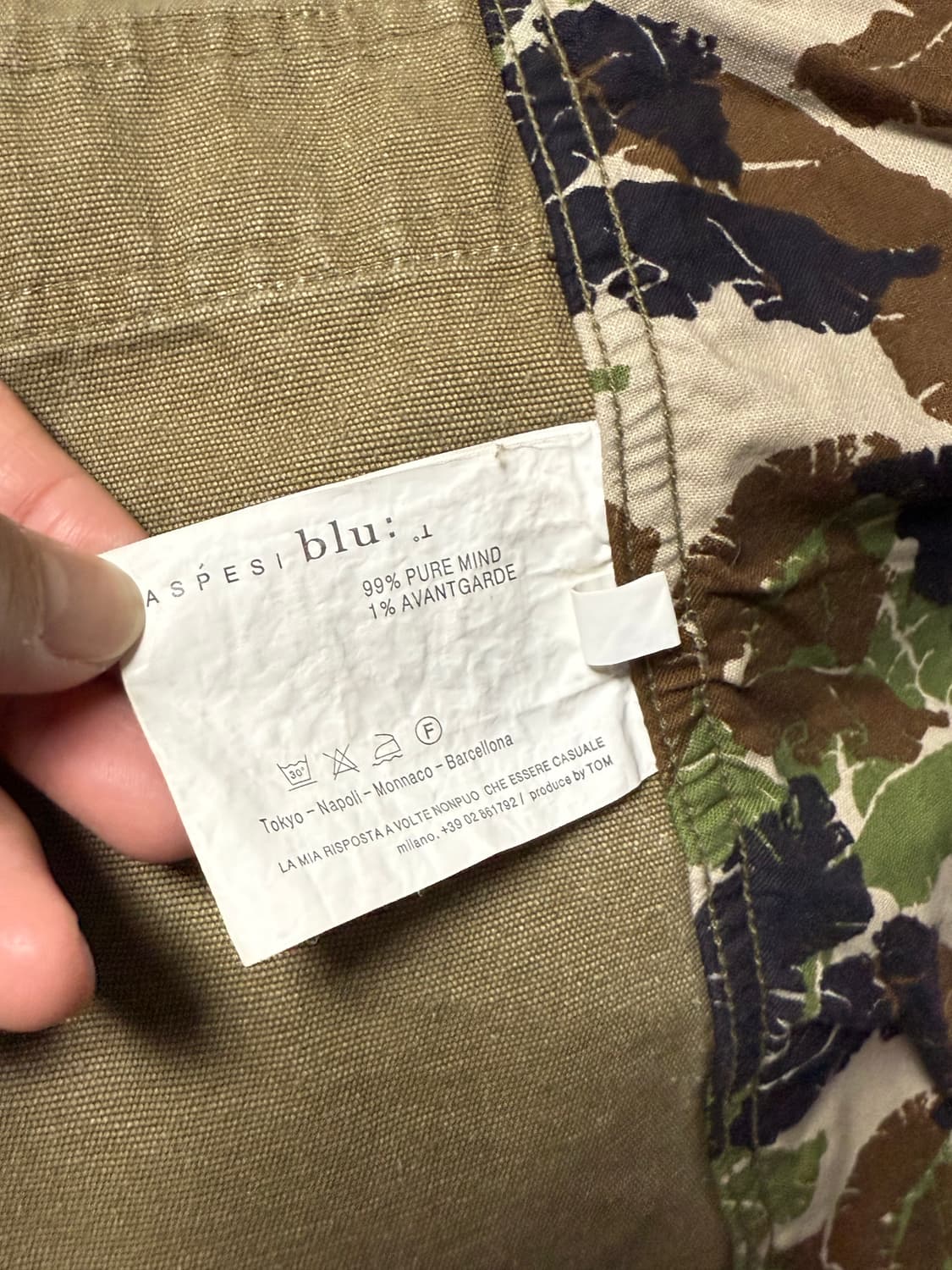 asepsi 카키 자켓 상품이미지8