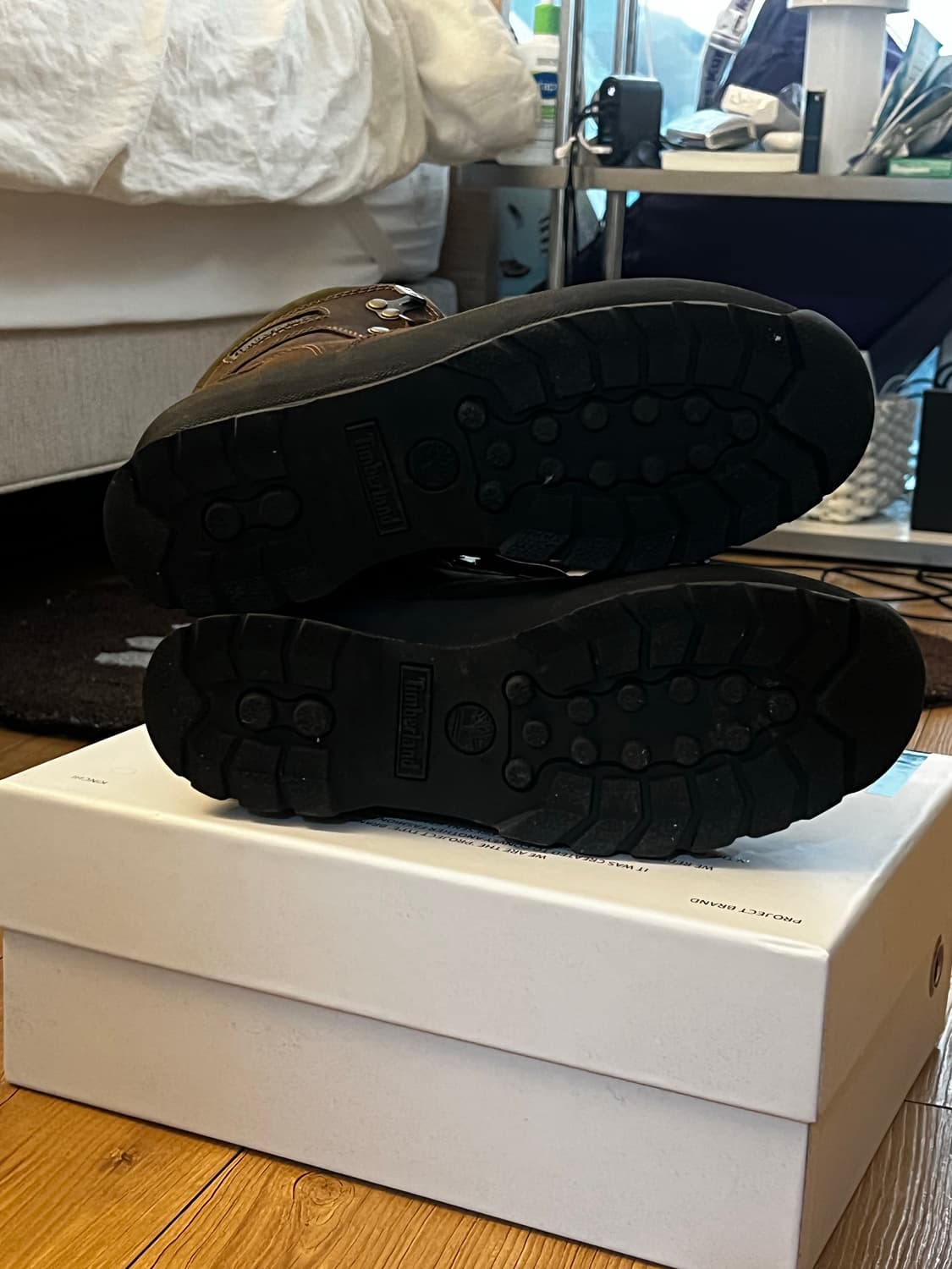 팀버랜드 워터프루프 필드 부츠 브라운 / 270 상품이미지5