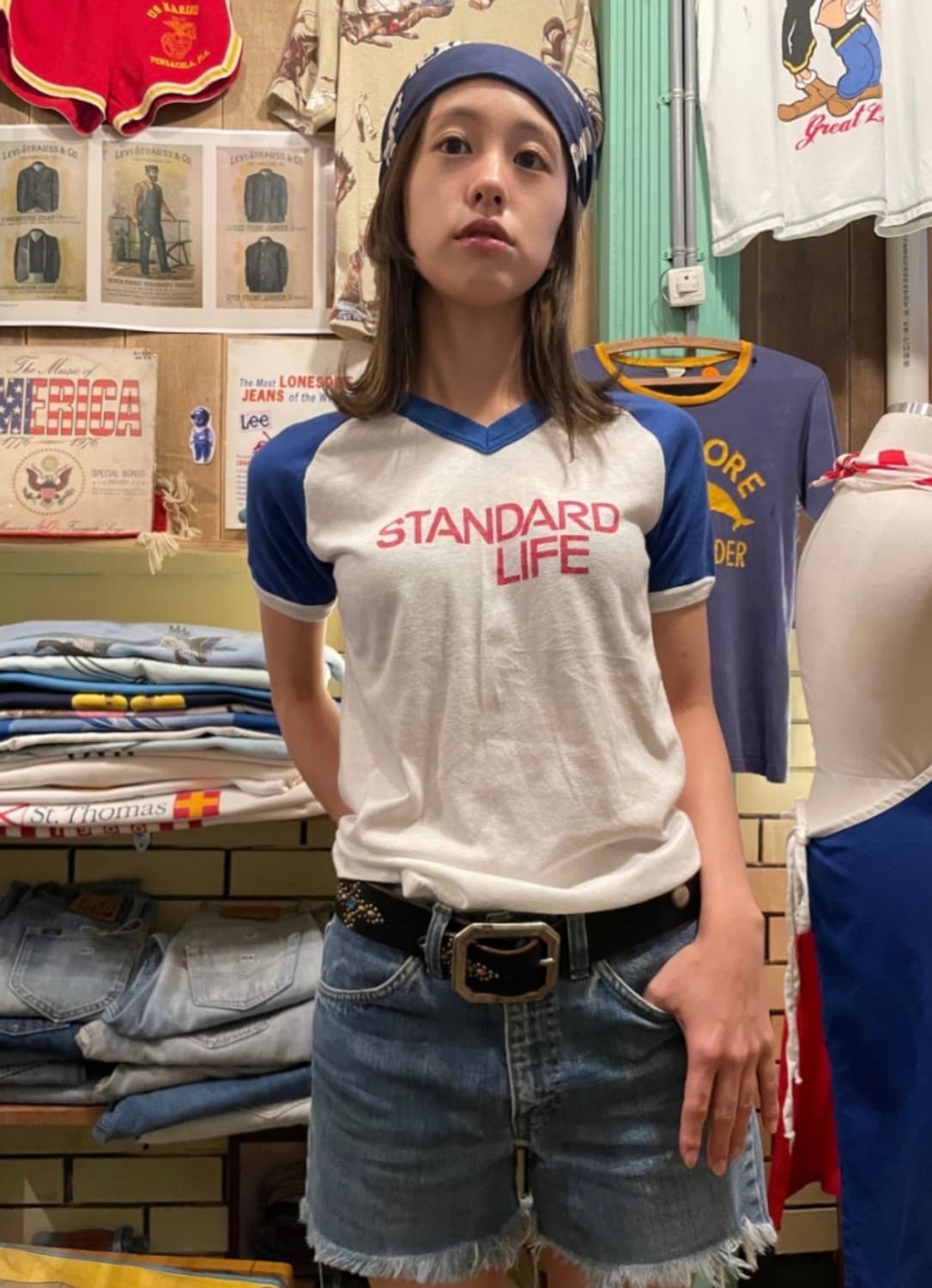 1970–80's Vintage Raglan Team Tee  상품이미지9