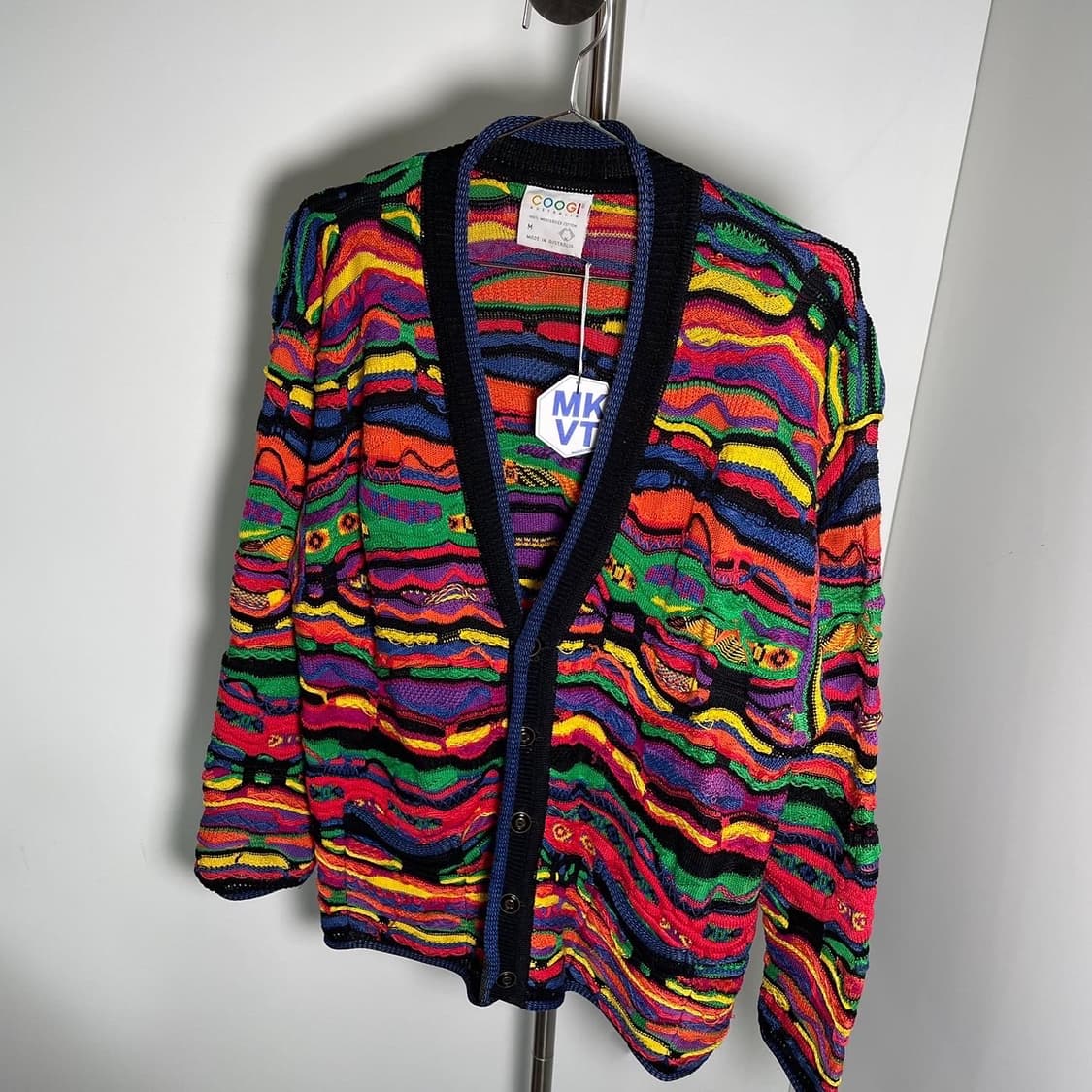 쿠지 케이블 V넥 가디건 상품이미지3