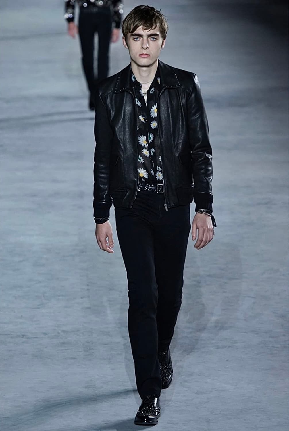 생로랑 스터드 에비에이터 레더 자켓 상품이미지1