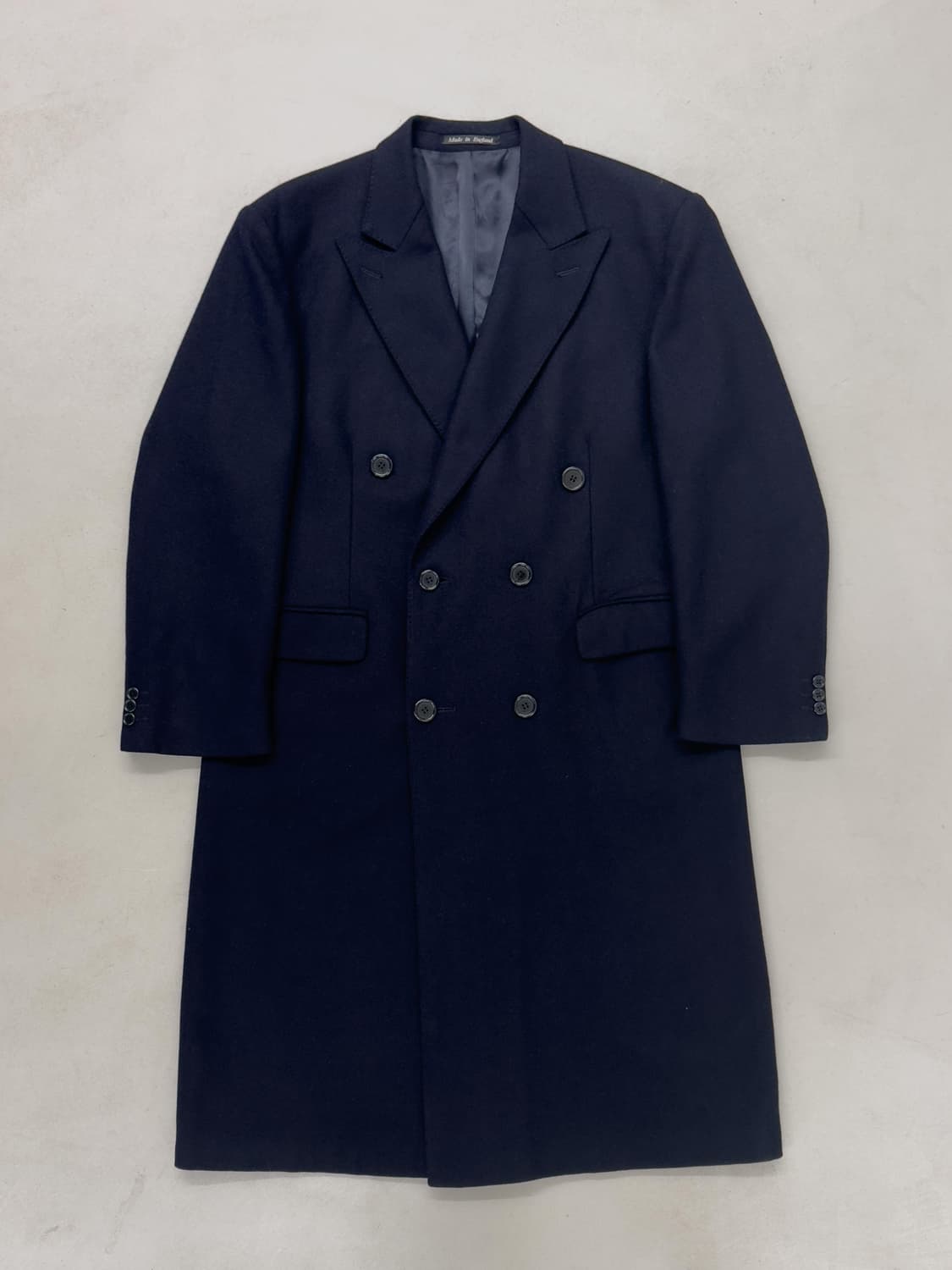 올드 버버리 더블 헤링본 코트 상품이미지1