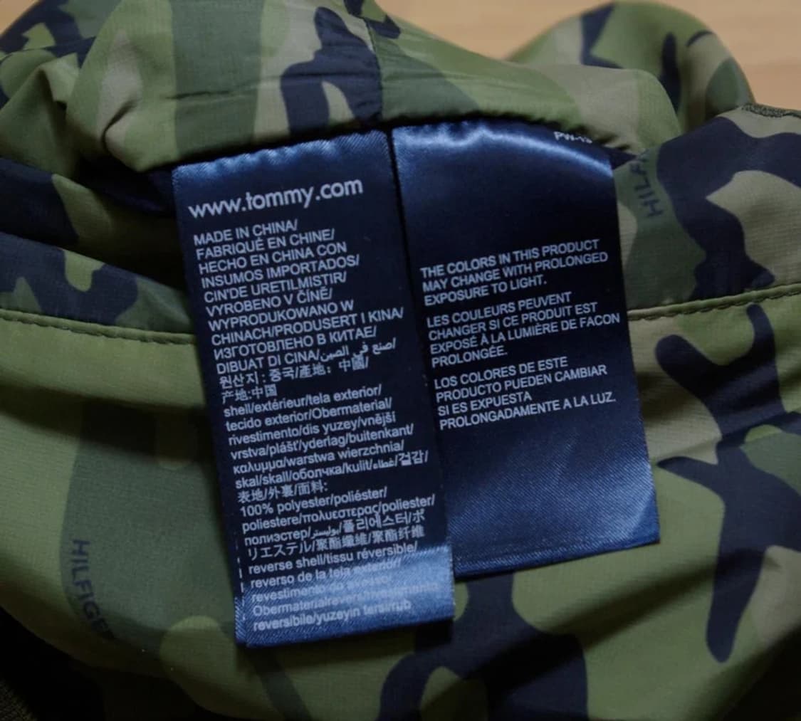 타미힐피거 카모 리버시블 점퍼 L 상품이미지10