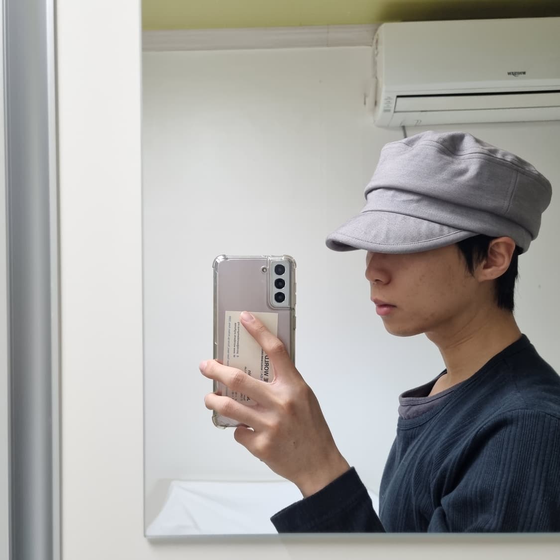 CA4LA 뉴스보이 캐스킷 그레이 상품이미지7