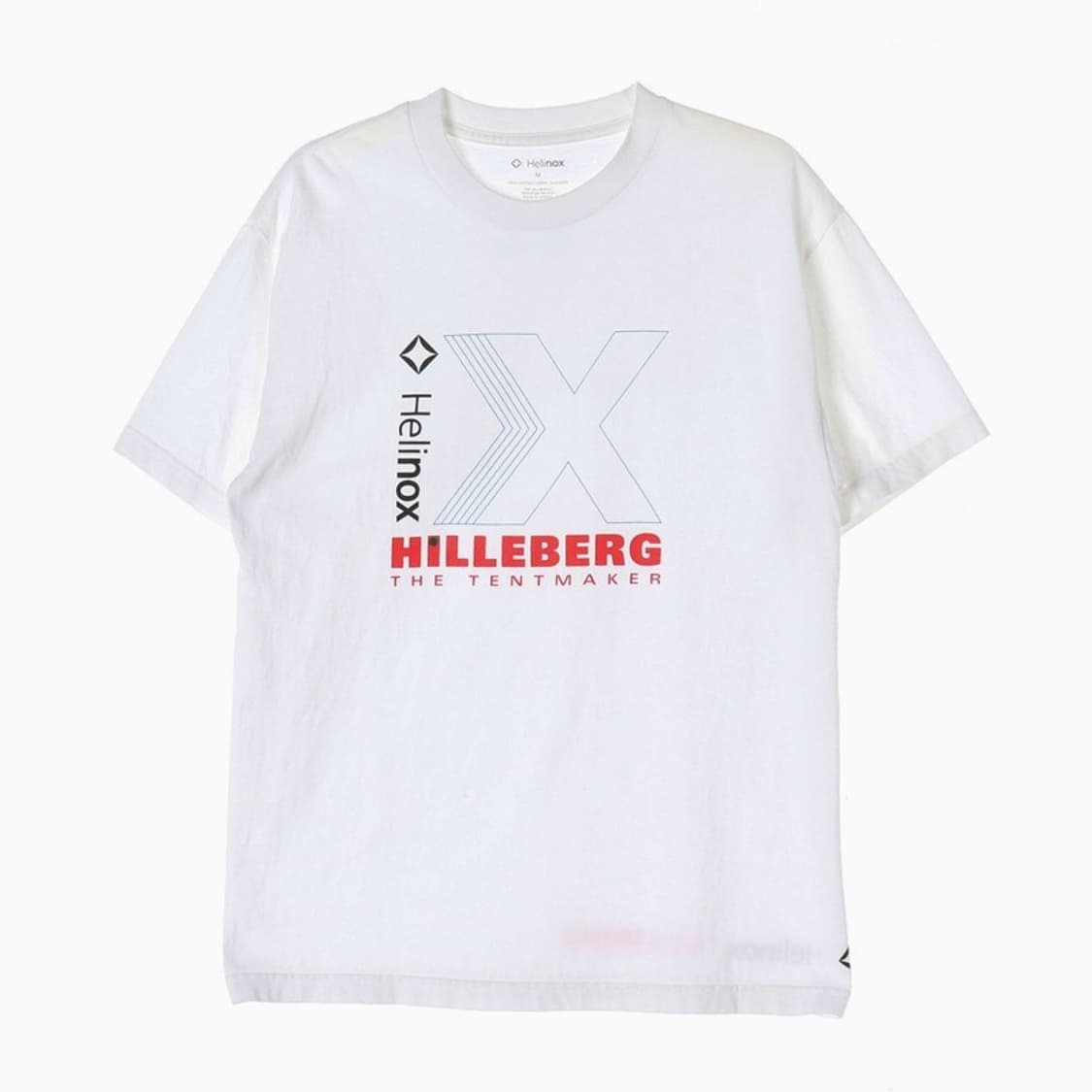 헬리녹스 x 힐레베르그 콜라보 그래픽 로고 티셔츠 화이트 M 상품이미지1