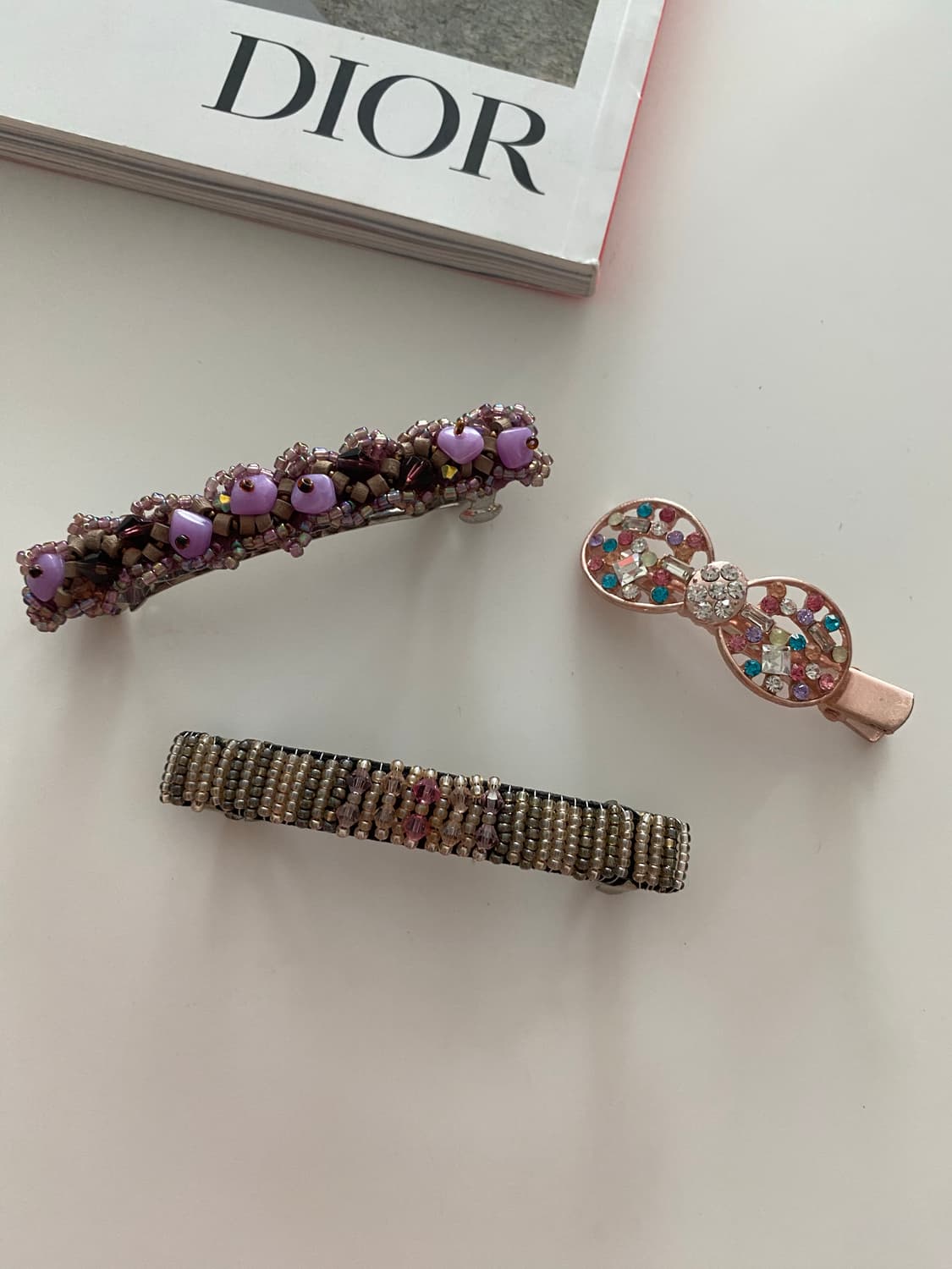 비즈 헤어핀 일괄 상품이미지2