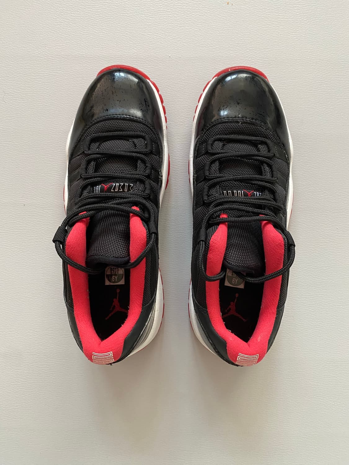 [나이키에어조던11 레트로 브레드 로우] 정품 우먼 (us6Y 240mm 상품이미지1