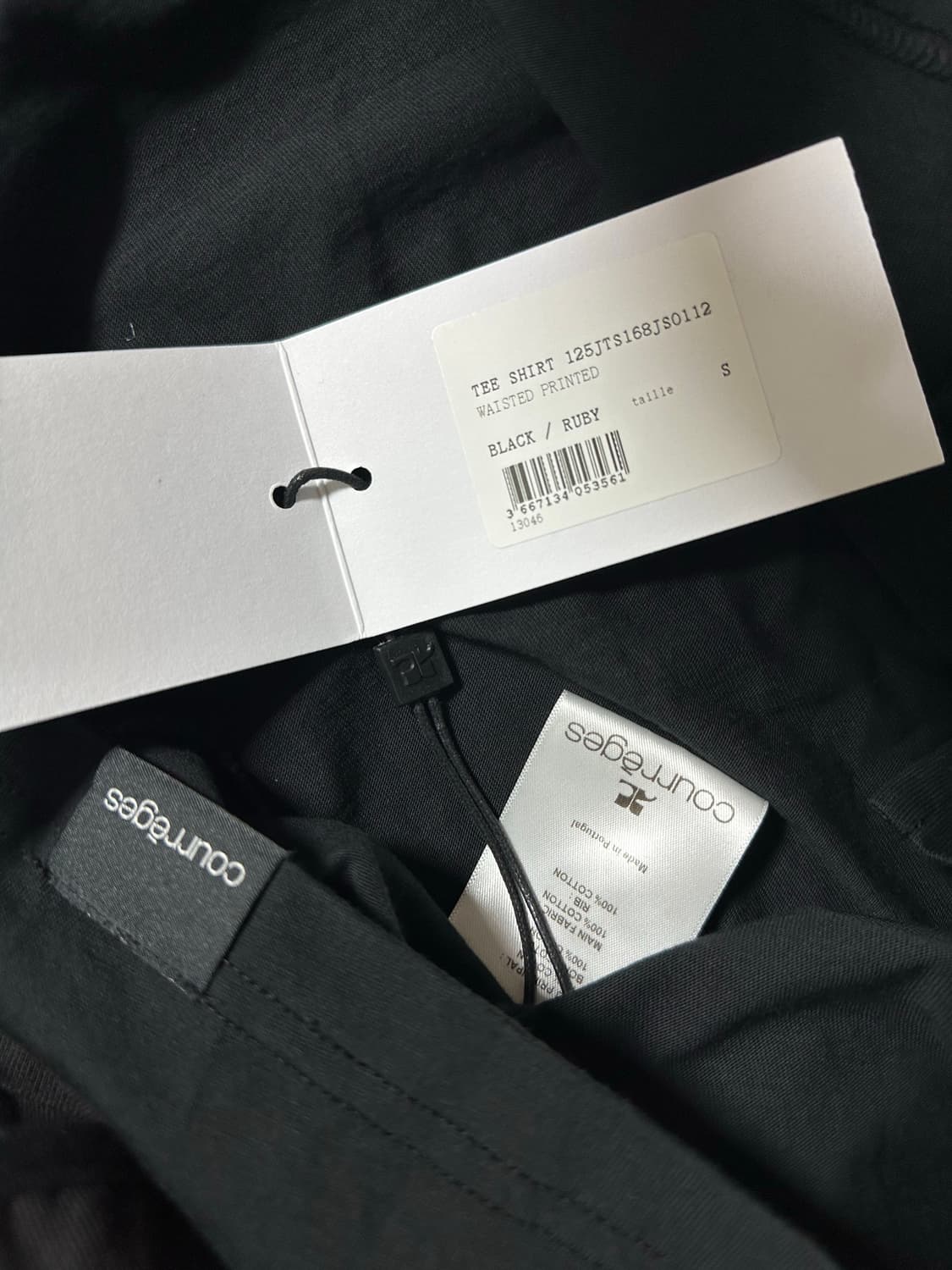 [s] courreges fitted printed t-shirt 상품이미지6