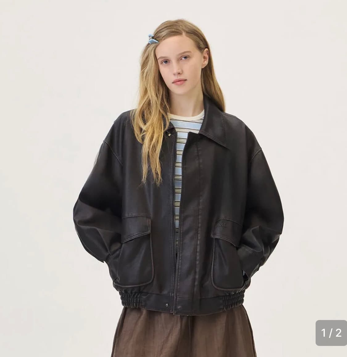 그로브 26PS LUSSON JUMPER BROWN 상품이미지1