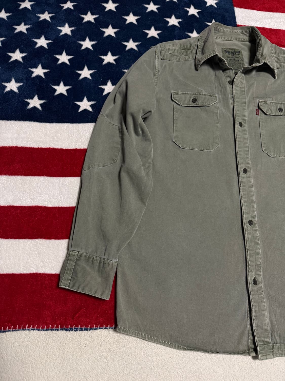 리바이스 밀리터리 헤비 코튼셔츠 Levi’s Vintage Shirt 상품이미지2