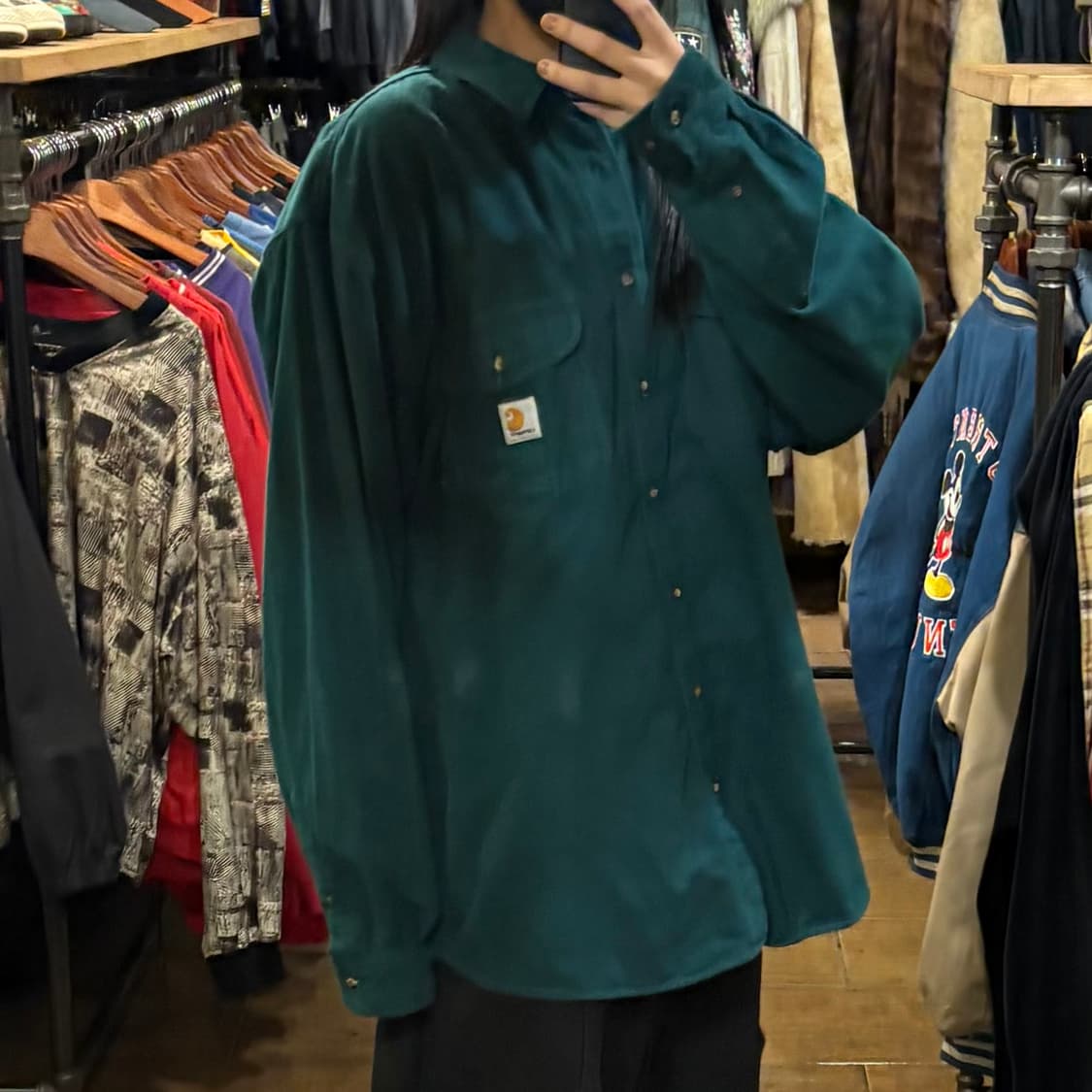 [HI] Carhartt 칼하트 긴팔 셔츠 딥그린 상품이미지4