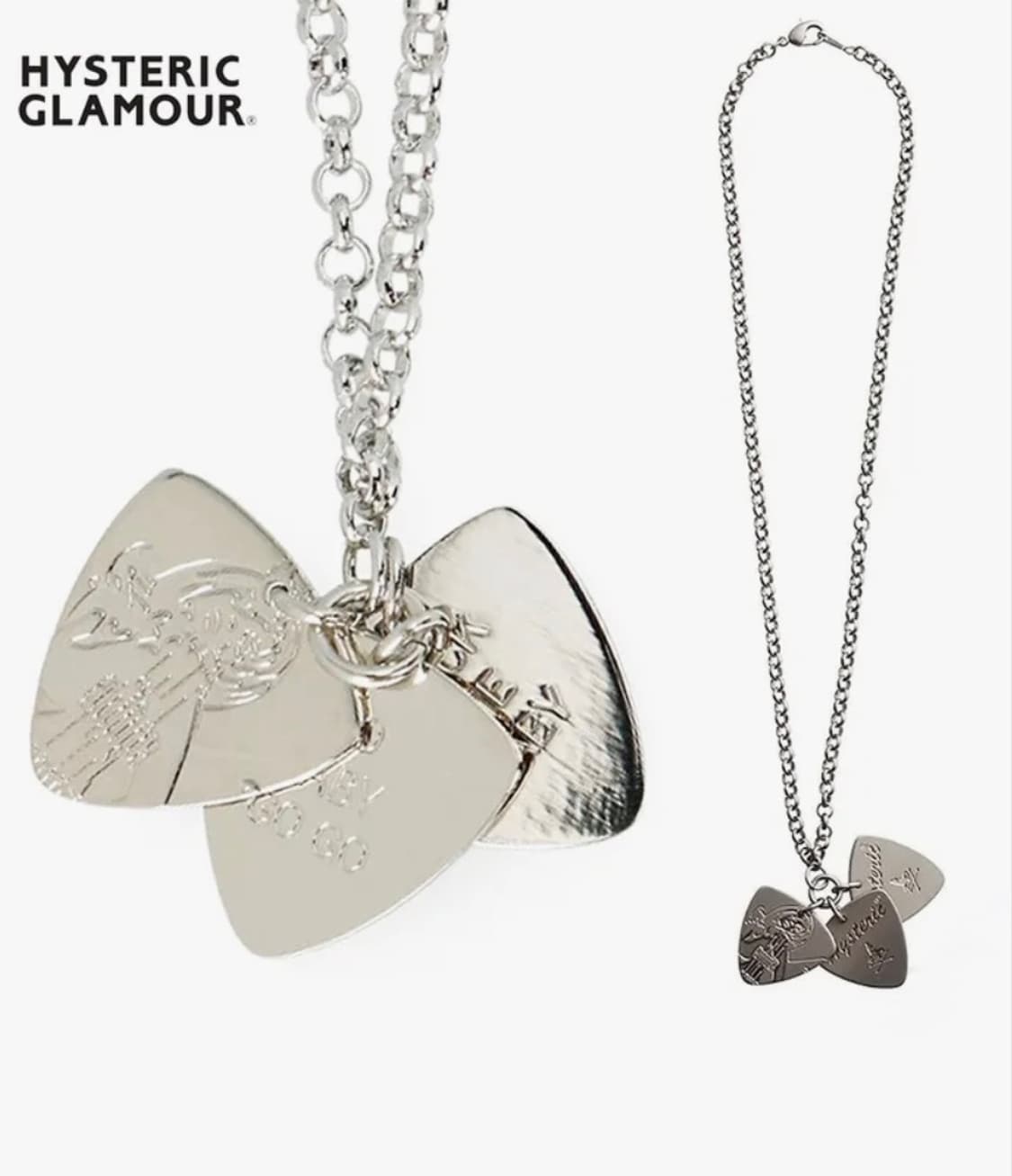 히스테릭 글래머 목걸이 피크 스컬 해골 상품이미지1