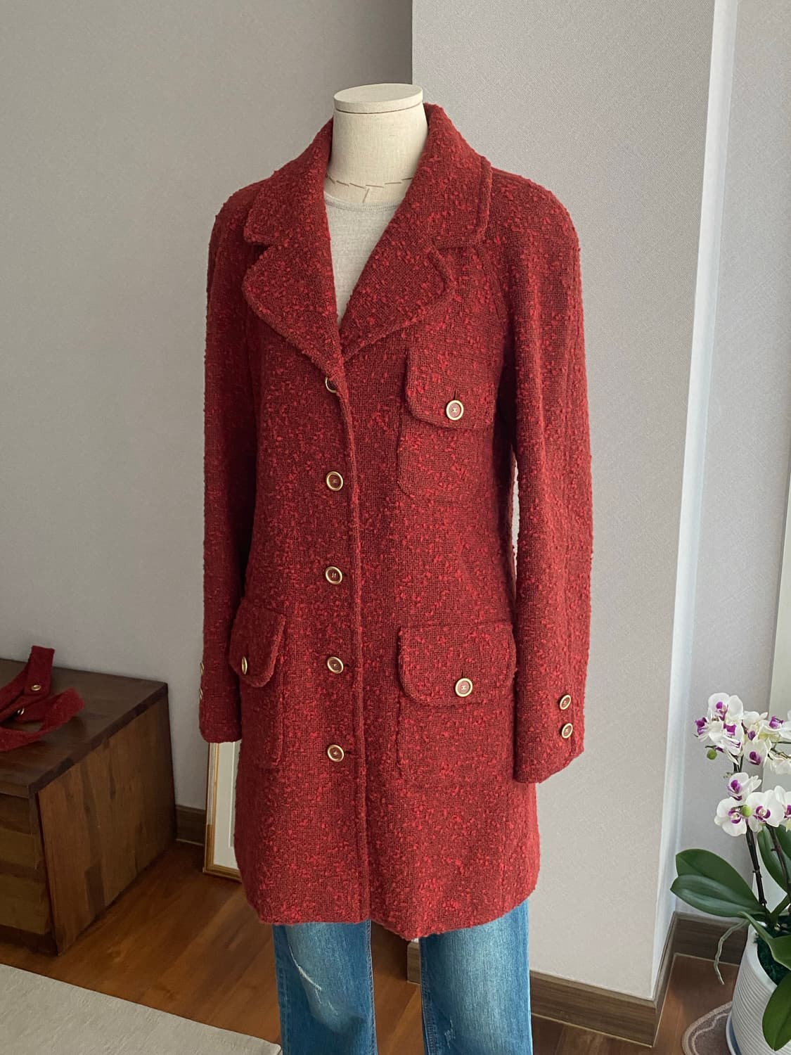 CHANEL 샤넬 트위드 코트(36) 상품이미지7