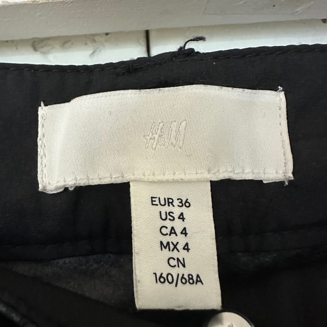 우먼36 H&M 레자 가죽바지 상품이미지3