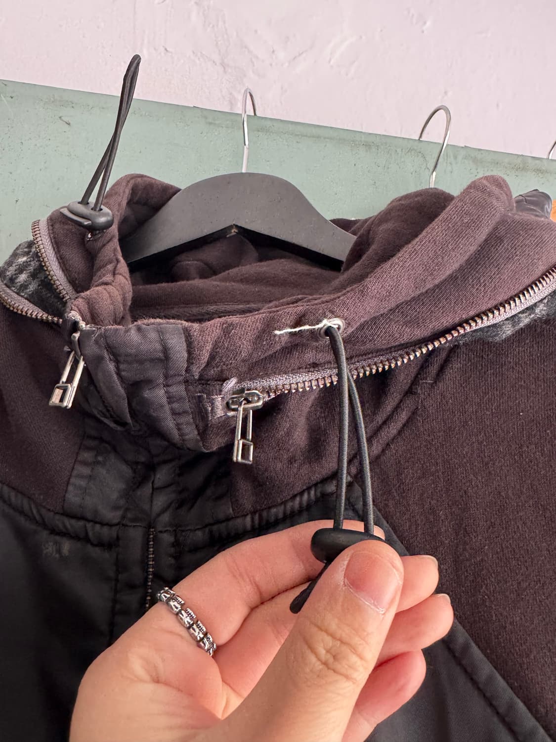 Tough Jeansmith 지퍼 디테일 후드 베스트  상품이미지9